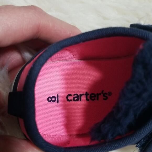 Carter's Navy Blue Little Monster Toddler Sneakers NWOT - Picture 7 of 7